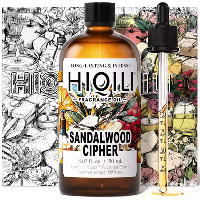 HIQILI Sandalwood Cipher Fragrance Oil 5.07 fl. oz. / 150 mL