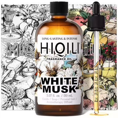 HIQILI White Musk Fragrance Oil 5.07 fl. oz. / 150 mL