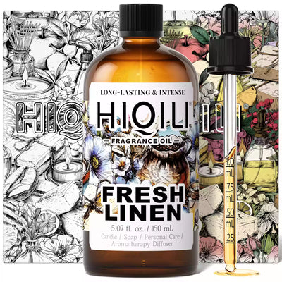 HIQILI Fresh Linen Fragrance Oil 5.07 fl. oz. / 150 mL