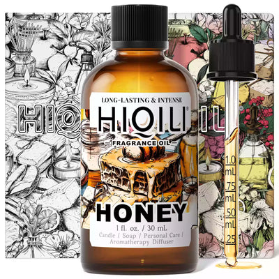 HIQILI Honey Fragrance Oil 1.01 fl. oz. / 30 mL