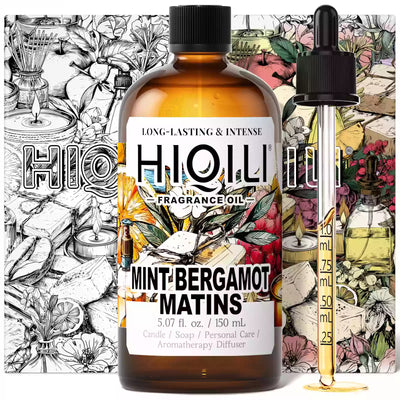HIQILI Mint Bergamot Matins Fragrance Oil 5.07 fl. oz. / 150 mL