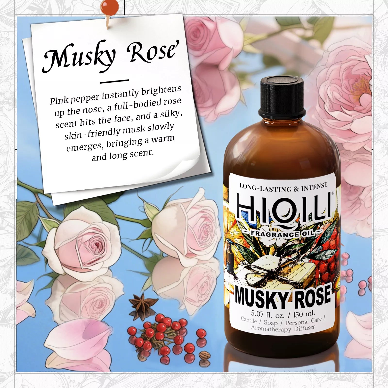 Musky Rose Fragrance Oil