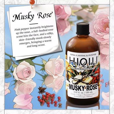 HIQILI Musky Rose Fragrance Oil
