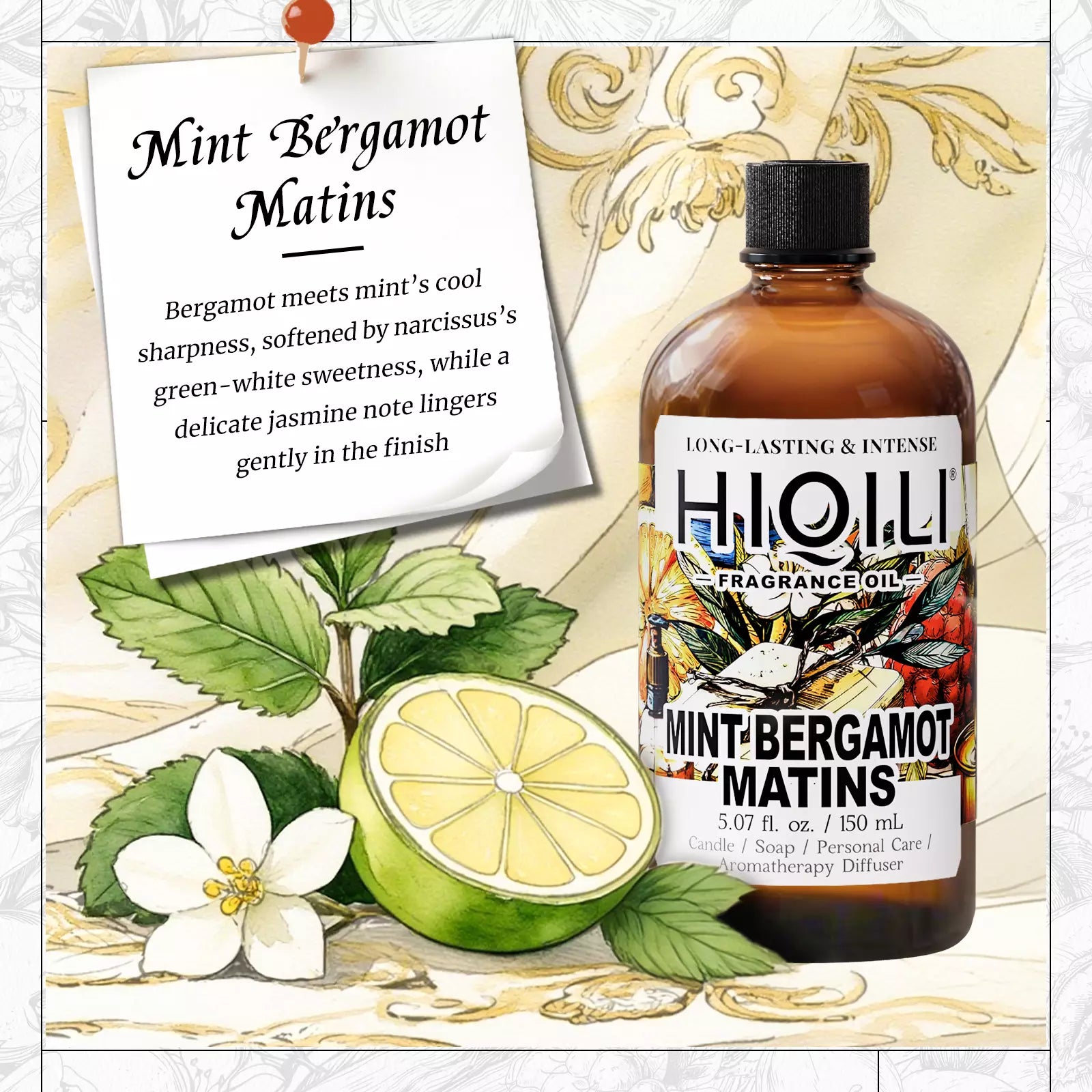 Mint Bergamot Matins Fragrance Oil