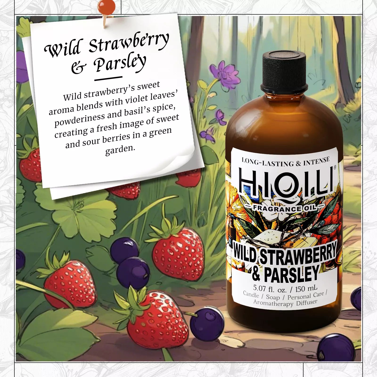 Wild Strawberry & Parsley Fragrance Oil