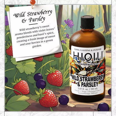HIQILI Wild Strawberry & Parsley Fragrance Oil