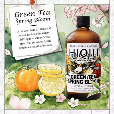 HIQILI Green Tea Spring Bloom Fragrance Oil