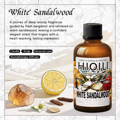 HIQILI White Sandalwood Fragrance Oil