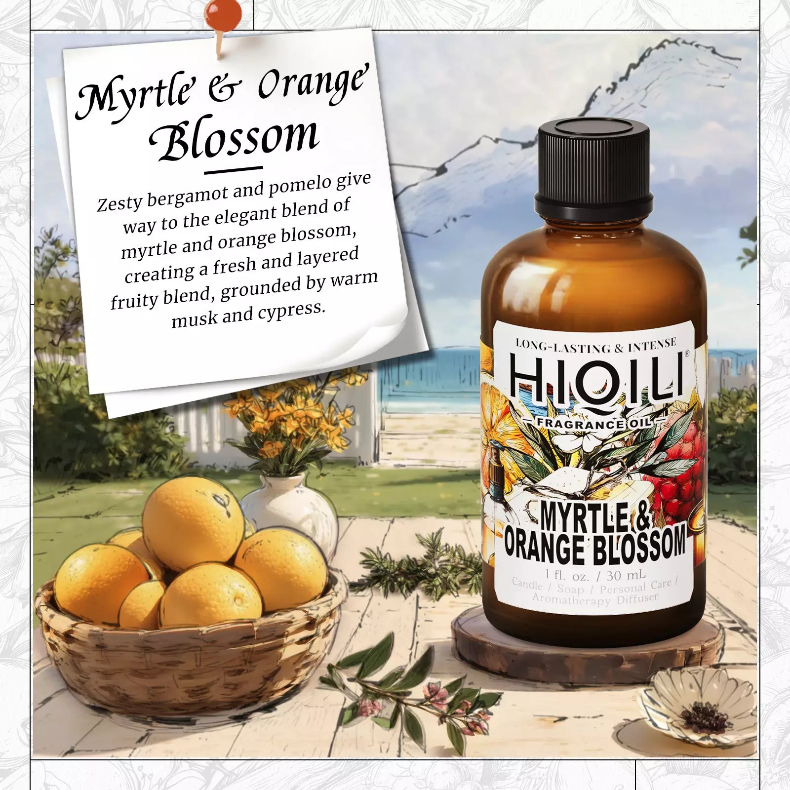 Myrtle & Orange Blossom Fragrance Oil