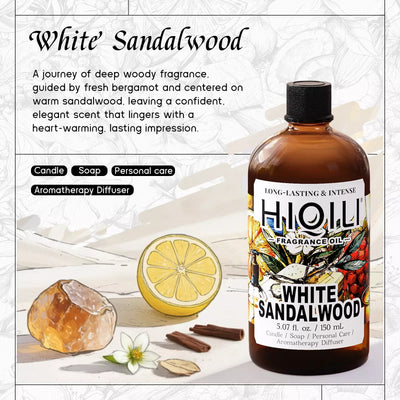HIQILI White Sandalwood Fragrance Oil