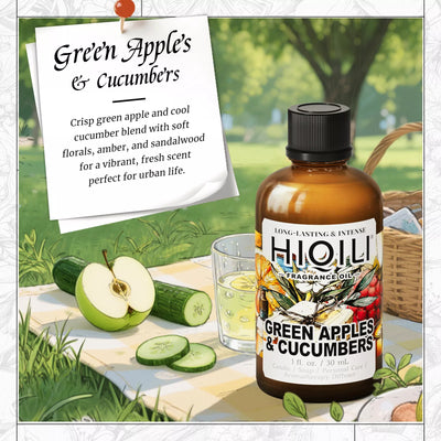 HIQILI Green Apples & Cucumbers Fragrance Oil