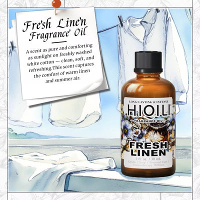 HIQILI Fresh Linen Fragrance Oil