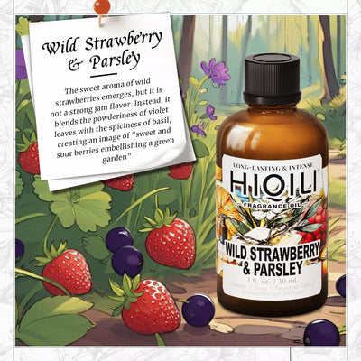 HIQILI Wild Strawberry & Parsley Fragrance Oil
