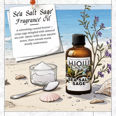 HIQILI Sea Salt Sage Fragrance Oil