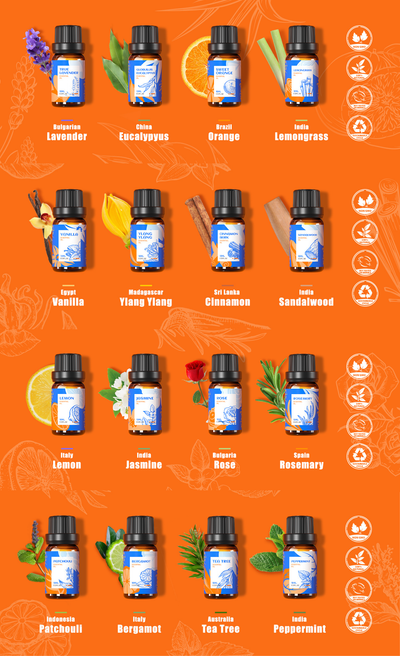 HIQILI Top 16 Essential Oils Set X 2