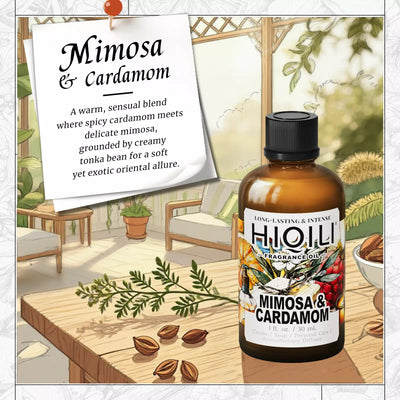 HIQILI Mimosa & Cardamom Fragrance Oil