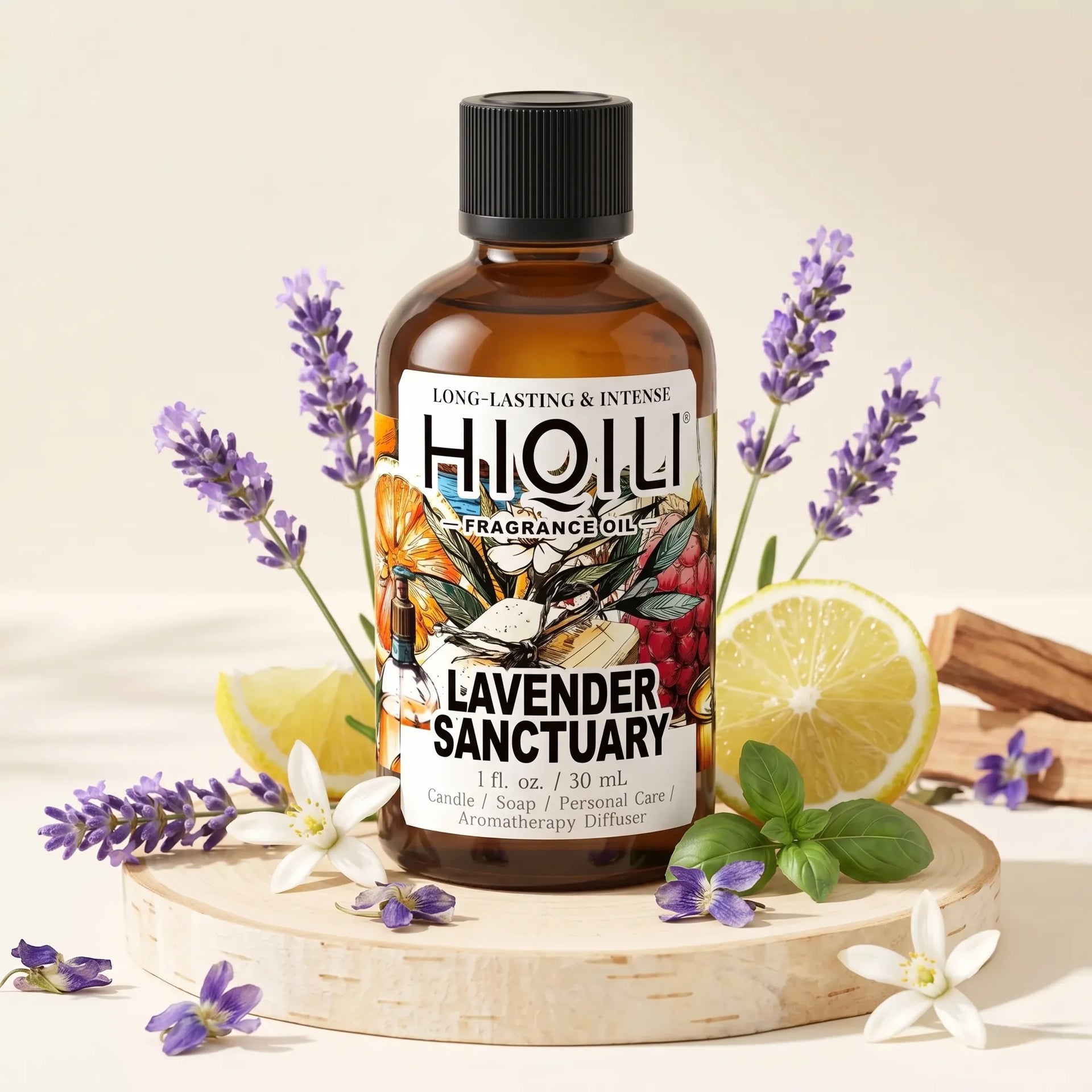 Lavender Sanctuary Oil — Calming Floral Blend | HIQILI