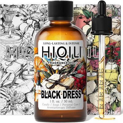 HIQILI Black Dress Fragrance Oil 1.01 fl. oz. / 30 mL