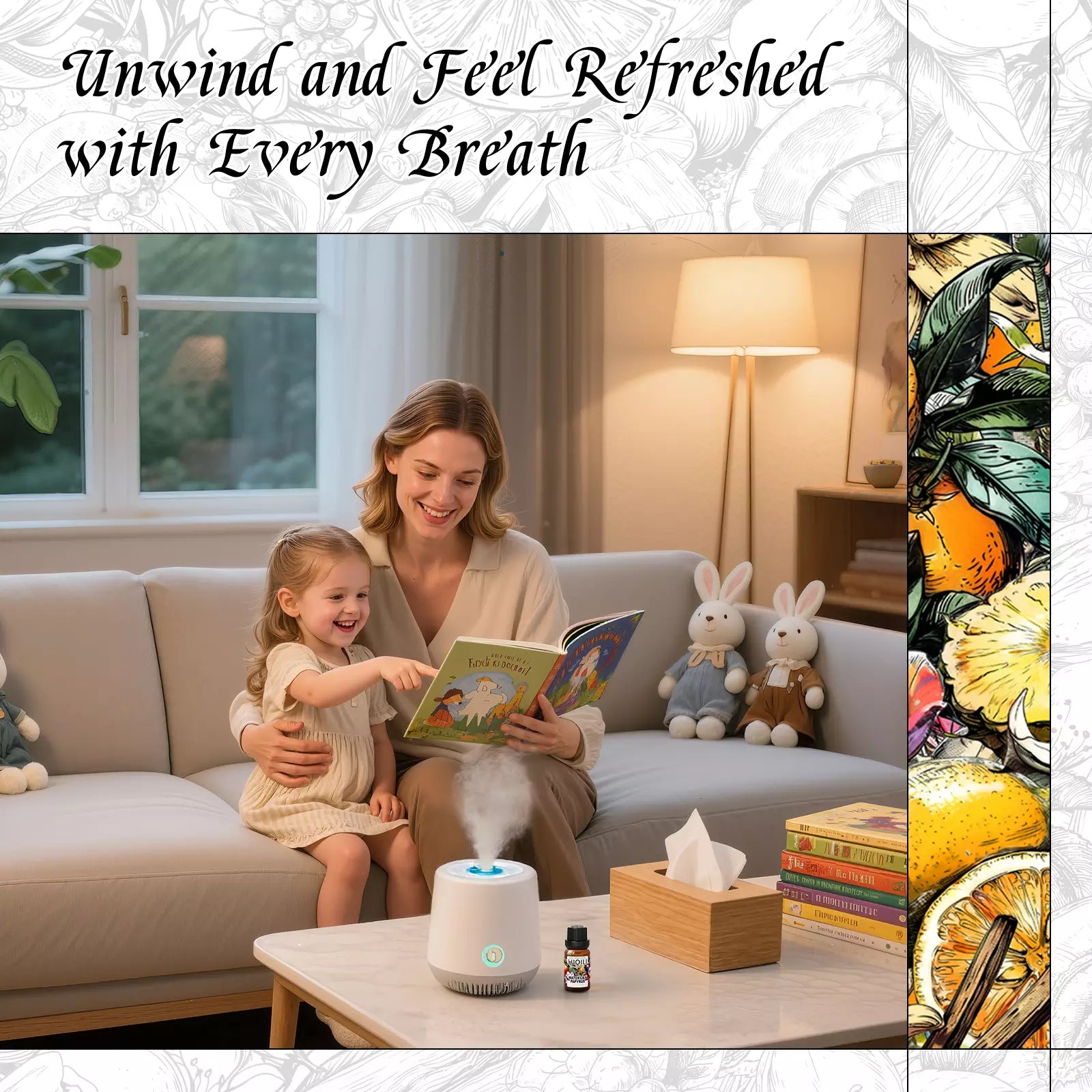 Water Lily Papyrus Diffuser Oil