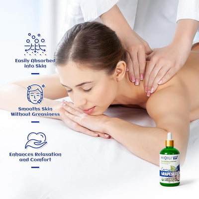 Organic Grapeseed Oil - Lightweight Carrier Oil for Skin, Hair & DIY Care
