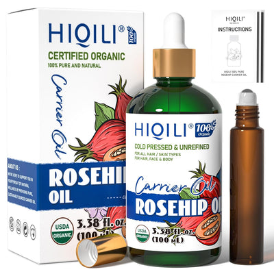 HIQILI Rosehip Seed Oil 3.38 fl.oz. / 100 mL