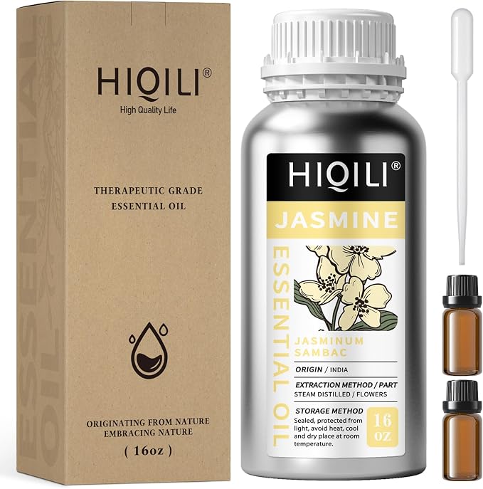 HIQILI Jasmine Essential Oil 10 mL gift box set with droppers