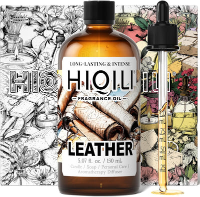 HIQILI Leather Fragrance Oil 5.07 fl. oz. / 150 mL