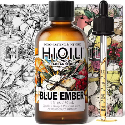 HIQILI Blue Ember Fragrance Oil 1.01 fl. oz. / 30 mL