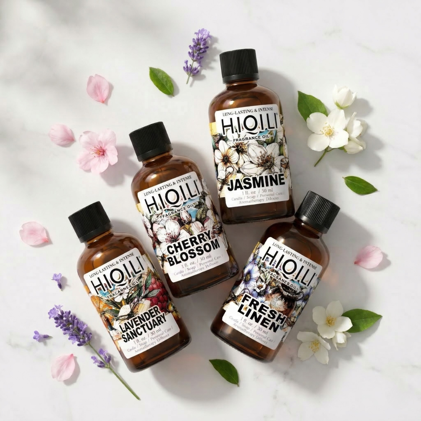 Easter Bloom Collection – 4 Floral Fragrance Oils Gift Set