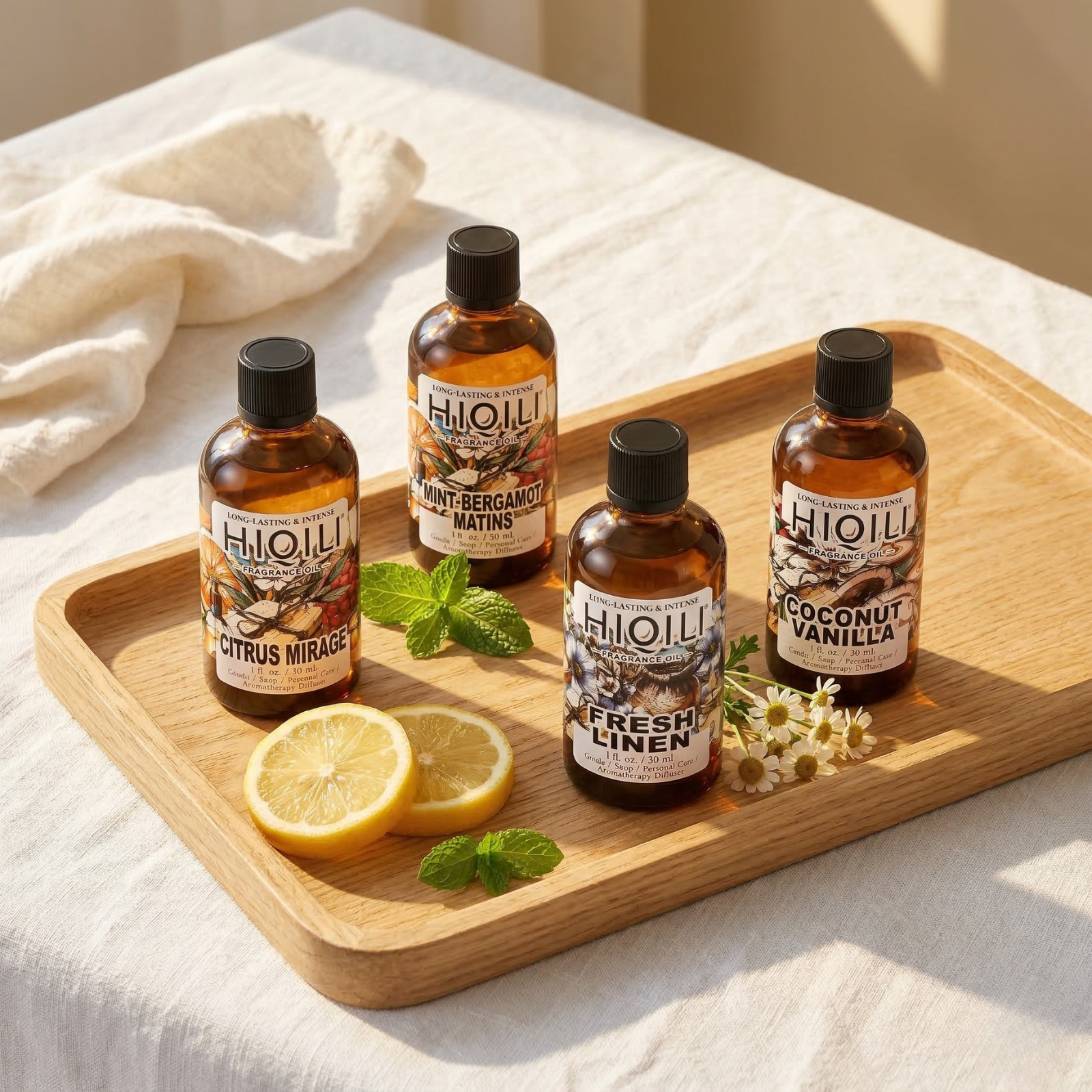 Easter Morning Ritual – 4 Fresh & Citrus Fragrance Oils Set