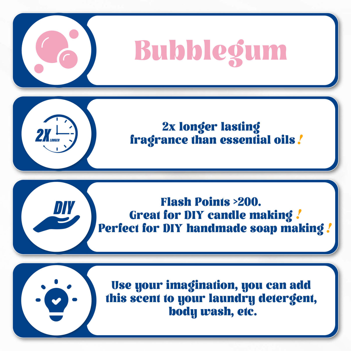 Fun Bubble Gum Fragrance Oil for DIY Candles HIQILI Official Store