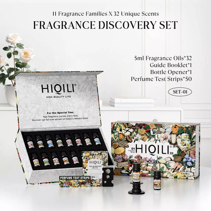 The Olfactory Library: 32pcs Fragrance Discovery Set