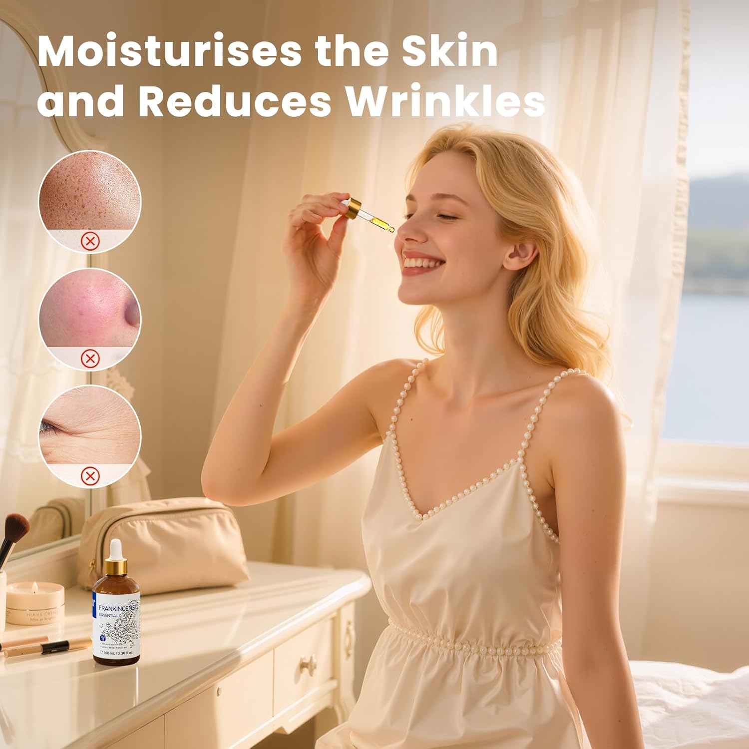 HIQILI Perfect Dilution Set: Frankincense Essential Oil + Jojoba Oil