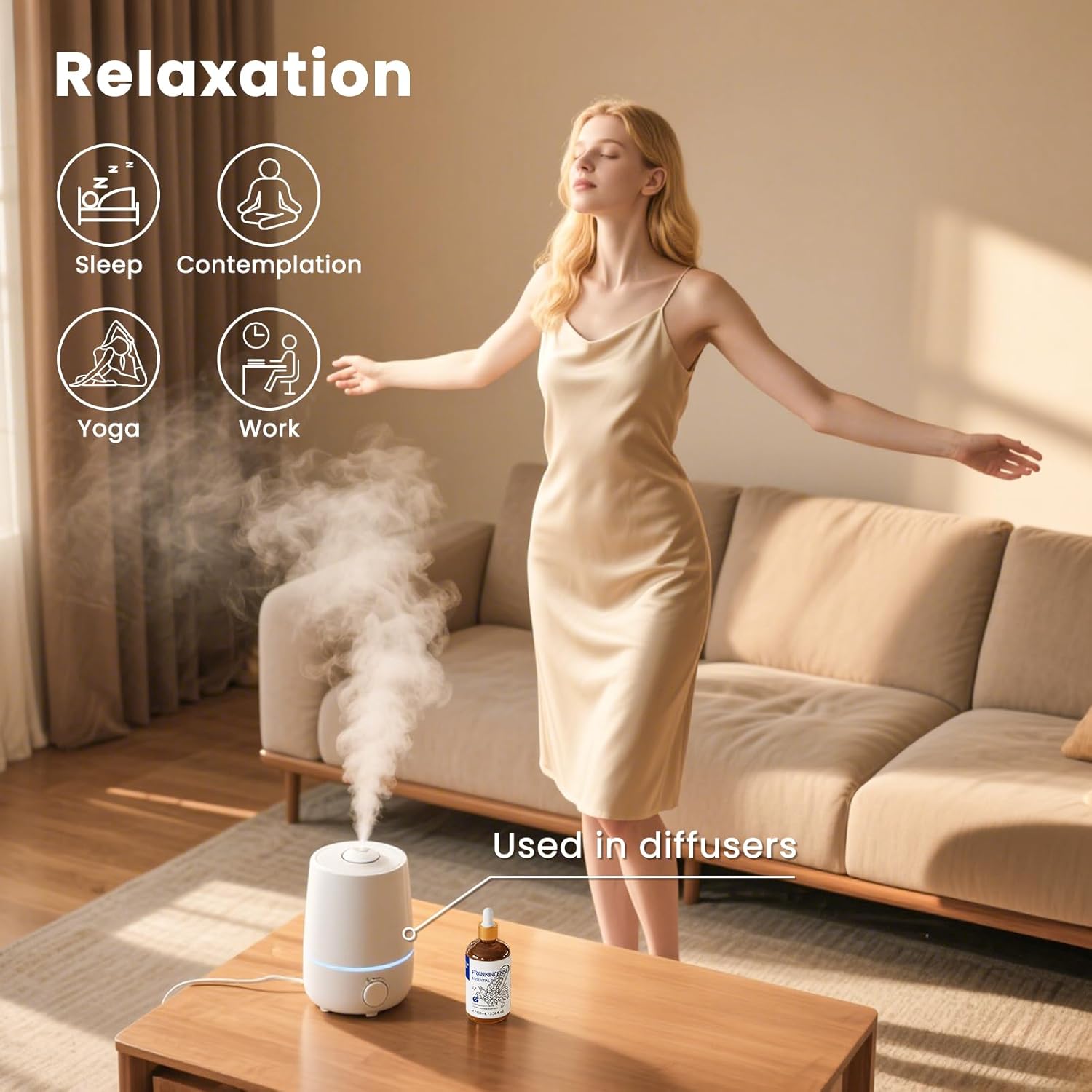 HIQILI Perfect Dilution Set: Frankincense Essential Oil + Jojoba Oil