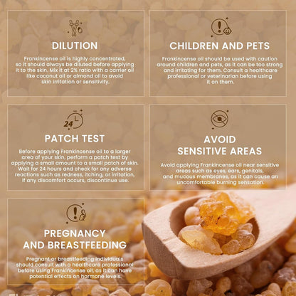 HIQILI Perfect Dilution Set: Frankincense Essential Oil + Jojoba Oil