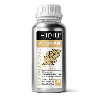 HIQILI Ginger Essential Oil 16 fl. oz. / 500 mL