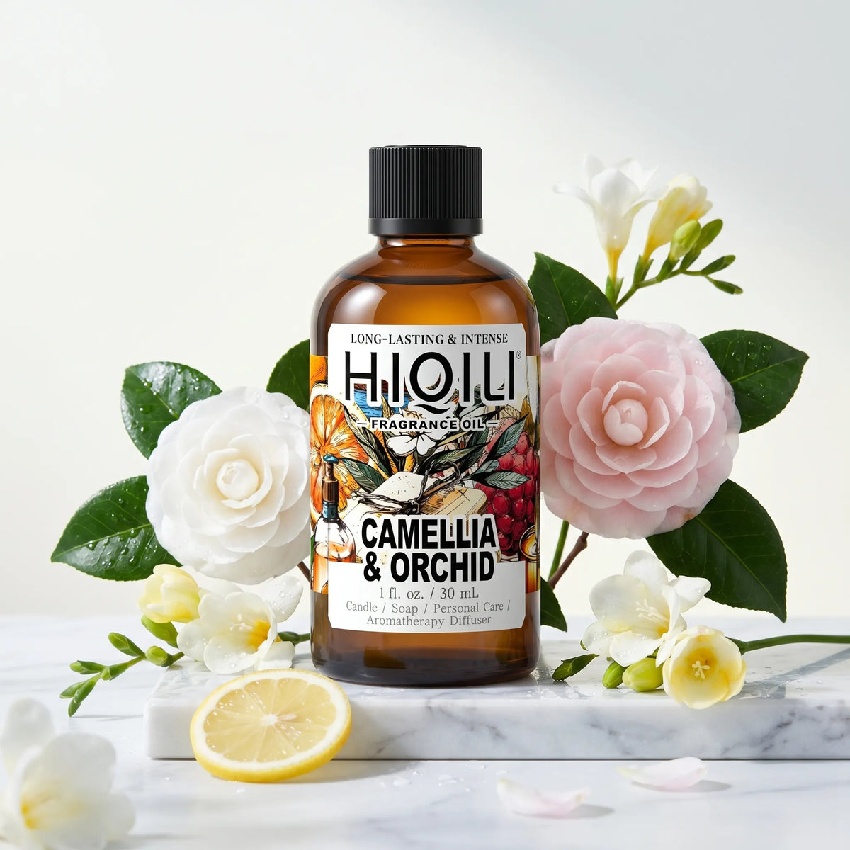 Camellia & Freesia Fragrance Oil — Fresh Floral Scent | HIQILI