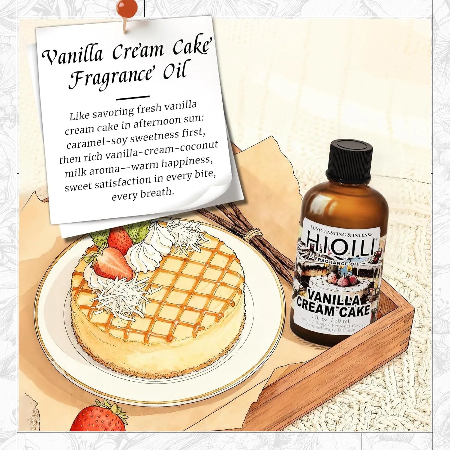 Vanilla Cream Cake Fragrance Oil