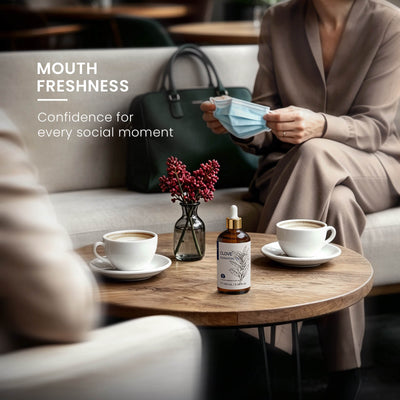 HIQILI Clove Essential Oil helps freshen breath and maintain mouth freshness for greater confidence throughout the day.