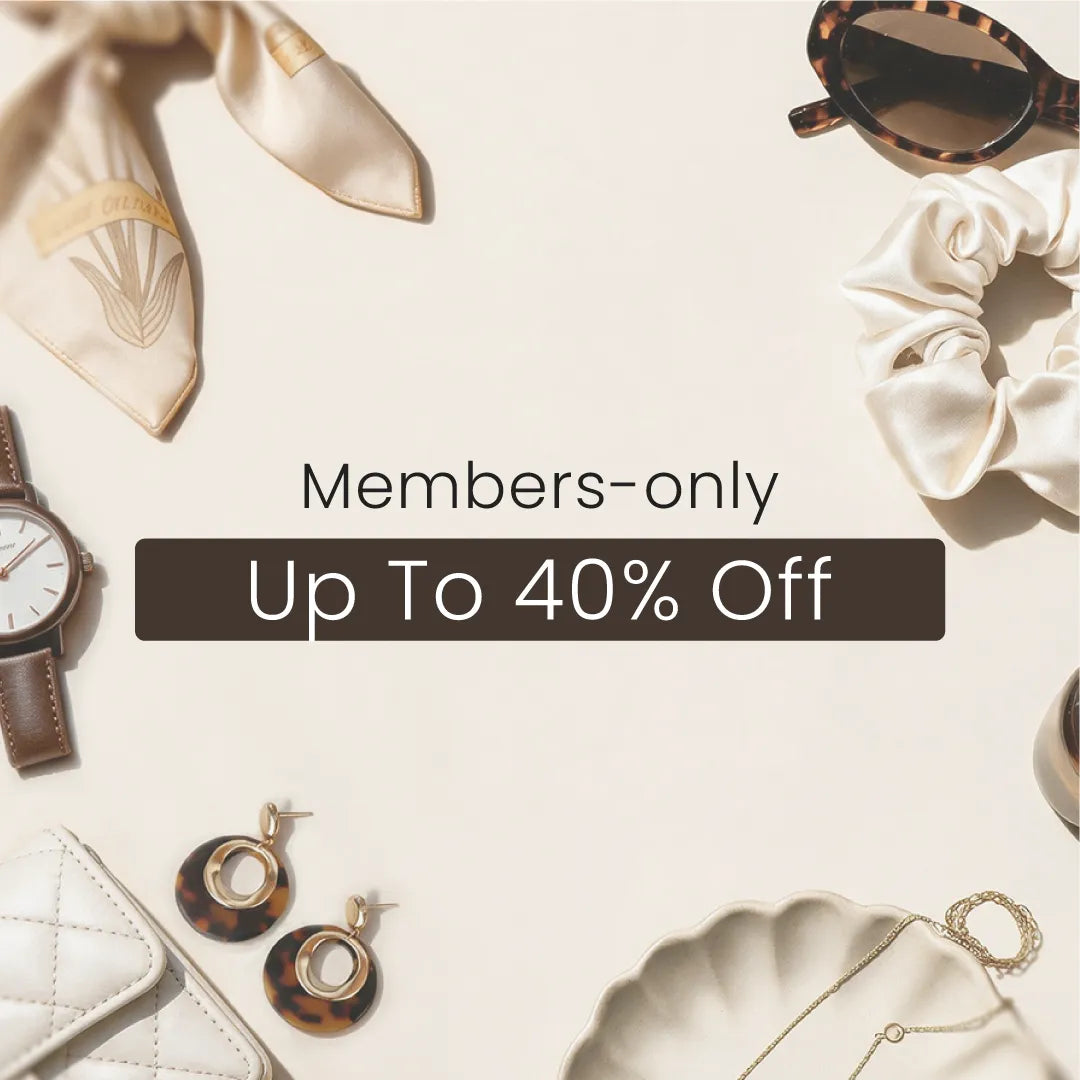 HIQILI members-only benefits featuring exclusive discounts of up to 40% off.