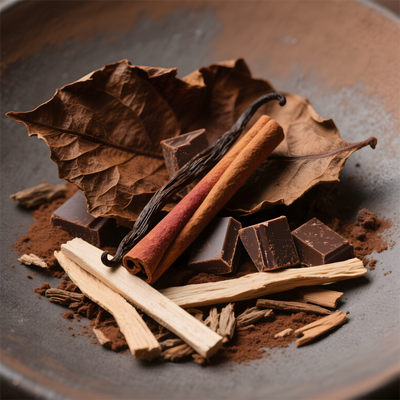 HIQILI Tobacco Vanilla Fragrance Oil tobacco vanilla cocoa and wood scent composition