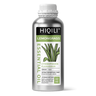 HIQILI Lemongrass Essential Oil 32 fl.oz. / 1000 mL
