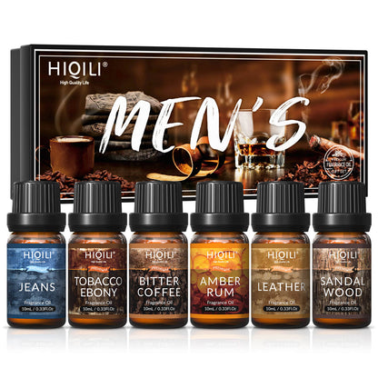 HIQILI Men Fragrance Oil Set 6x10ml