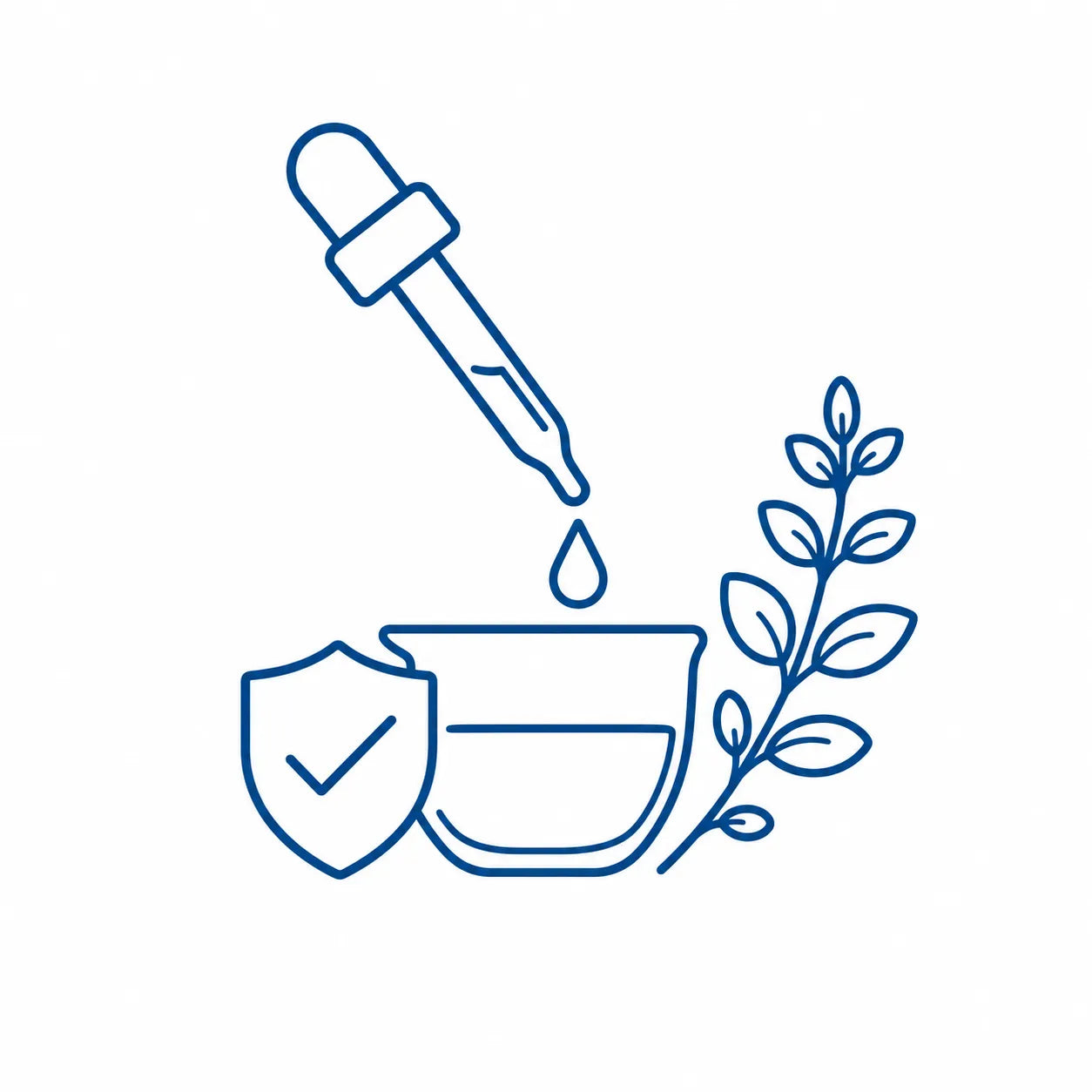 Measured essential oil drop with mixing bowl and safety shield for experienced makers