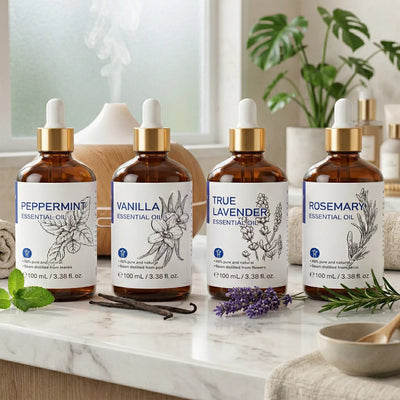 HIQILI Best Value Day & Night Essential Oil Kit (100mL Set)