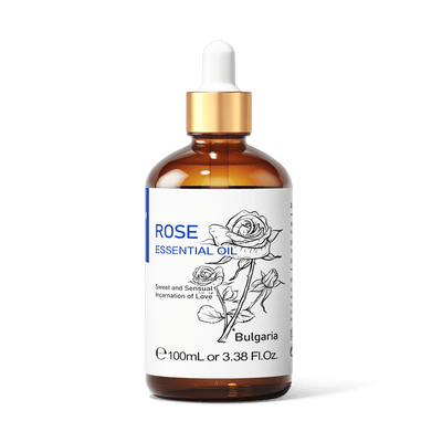 HIQILI Rose Essential Oil 3.38 fl. oz. / 100 mL