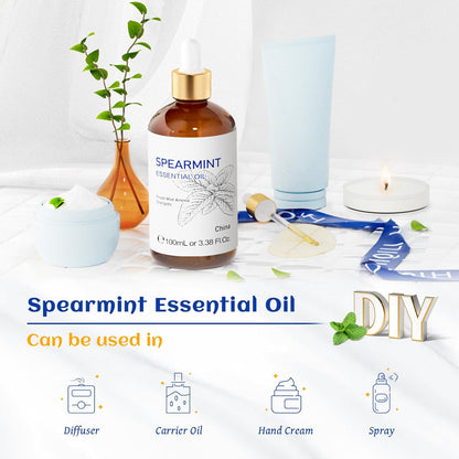 Spearmint Essential Oil for PCOS Facial Hair Reduction