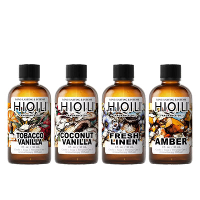 HIQILI Professional Fragrance Oil Sampler Set (30mL)