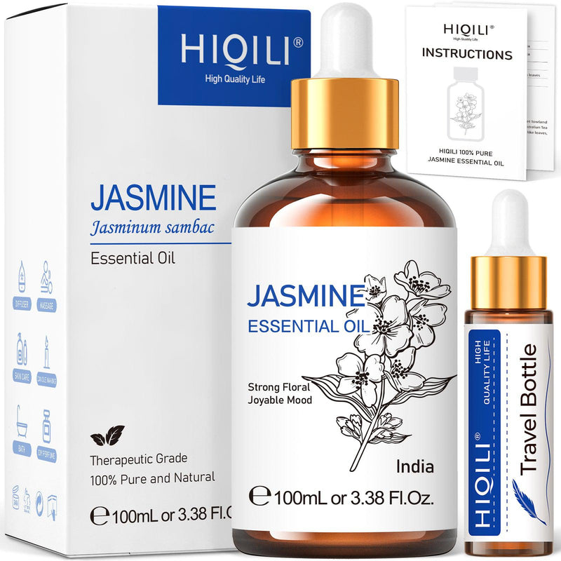 HIQILI Natural Jasmine Essential Oils, for Diffuser, Sleeping, Massage –  HIQILI Official Store