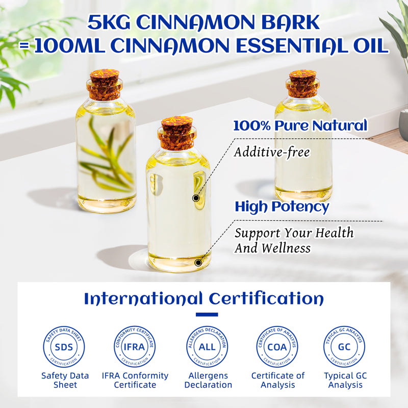 HIQILI Natural Premium Cinnamon Essential Oils for Diffuser Skin Care –  HIQILI Official Store